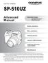 SP-510UZ. Advanced Manual DIGITAL CAMERA. Quick Start Guide This manual will help you get started using your camera right away.