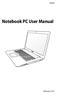 E6954. Notebook PC User Manual