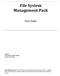 File System Management Pack