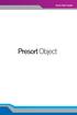 Presort Object. Quick Start Guide