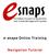 e-snaps Online Training Navigation Tutorial