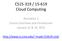 CS / Cloud Computing