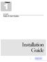 Volume. Suite of User Guides. Installation Guide Option 2. www