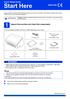 the machine and check the components AC Power Cord Carrier Sheet/ Plastic Card Carrier Sheet DVD-ROM