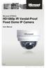Micronet SP5582A HD1080p IR Vandal-Proof Fixed Dome IP Camera. User Manual. Ver1.0