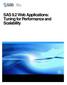 SAS 9.2 Web Applications: Tuning for Performance and Scalability