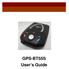 GPS-BT55S. User s Guide. GPS-BT55S User s Guide