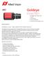 Goldeye G-033 TEC1. Description. Goldeye G High-speed VGA InGaAs camera. Benefits and features. Options