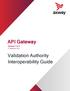 API Gateway Version September Validation Authority Interoperability Guide