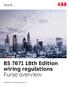 BS th Edition wiring regulations Furse overview