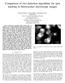 Comparison of two detection algorithms for spot tracking in fluorescence microscopy images