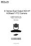 8 Series Dual Output SDI+IP HDBaseT PTZ Camera