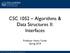 CSC 1052 Algorithms & Data Structures II: Interfaces