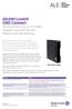 Alcatel-Lucent OXO Connect Communication Server for SMBs Scalable. Customer-focused. Reliable and Cost-effective.
