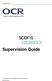 Supervision Guide For software version September 2013 and later OCR 2014