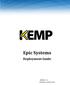 Epic. Epic Systems. Deployment Guide