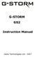 G-STORM GS2. Instruction Manual
