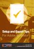 Setup and Export Tips For Adobe Illustrator