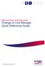 BEIS Oracle Estate Self Service Training Change of Line Manager Quick Reference Guide