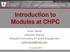 Introduction to Modules at CHPC