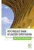 PEFC PROJECT CHAIN OF CUSTODY CERTIFICATION ONE PROJECT, ONE MESSAGE PEFC/