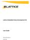 Lattice Embedded Vision Development Kit User Guide