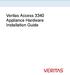 Veritas Access 3340 Appliance Hardware Installation Guide