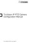 TruVision IP PTZ Camera Configuration Manual