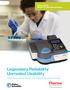 Thermo Scientific GENESYS 30 Visible Spectrophotometer Legendary Reliability Unrivaled Usability