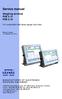 Service manual. Weighing terminal PUE 5.15 PUE For cooperation with strain gauge load cells MANUFACTURER OF ELECTRONIC WEIGHING EQUIPMENT