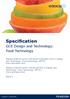 Pearson Edexcel Level 3 Advanced Subsidiary GCE in Design and Technology: Food Technology (8FT01) First examination 2014