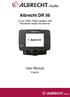 Albrecht DR 56. User Manual. In-Car DAB+ Radio adapter with Bluetooth hands-free device. English