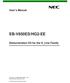 EB-V850ES/HG2-EE. User s Manual. Demonstration Kit for the H_Line Family. Document No. EBV850ESHG2EE_V100 Date Published November 2005