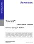TraceX. User s Manual. User s Manual: Software. Renesas Synergy Platform