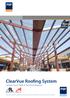 ClearVue Roofing System Design, Span Table & Technical Manual