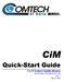 CiM. Quick-Start Guide