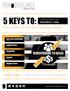 5 KEYS TO: TRA ENTURES. web seo video print social  SUBSCRIBERS TO SALES. How to Start Thinking About Building a Website