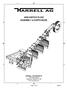 9400 SWITCH PLOW ASSEMBLY & PARTS BOOK