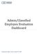 Admin/Classified Employee Evaluation Dashboard