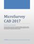MicroSurvey CAD 2017