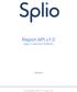 Report API v1.0 Splio Customer Platform