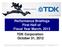 Performance Briefings First Half of Fiscal Year March, 2013 TDK Corporation October 31, 2012
