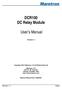 DCR100 DC Relay Module. User s Manual