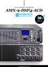 AMX-9-DSP4-ACD YEARS OF EXPERTISE.   DIGITAL AUTOMATIC PRE-AMPLIFIER