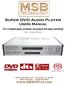 Super DVD Audio Player Users Manual
