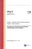 ITU-T T.38. Procedures for real-time Group 3 facsimile communication over IP networks