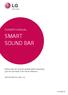 SMART SOUND BAR OWNER S MANUAL. Please read this manual carefully before operating your set and retain it for future reference.