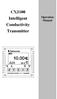 CX3100 Intelligent Conductivity Transmitter