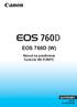 EOS 760D (W) Návod na používanie funkcie Wi-Fi/NFC SLOVENSKY NÁVOD NA POUŽÍVANIE