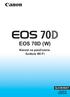 EOS 70D (W) Návod na používanie funkcie Wi-Fi SLOVENSKY NÁVOD NA POUŽÍVANIE